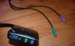 Gembird datový přepínač PC 2x VGA/KLA/MYS na jeden monitor – fotka 2